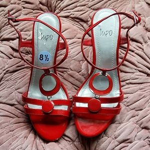 Impo brand red sandals
